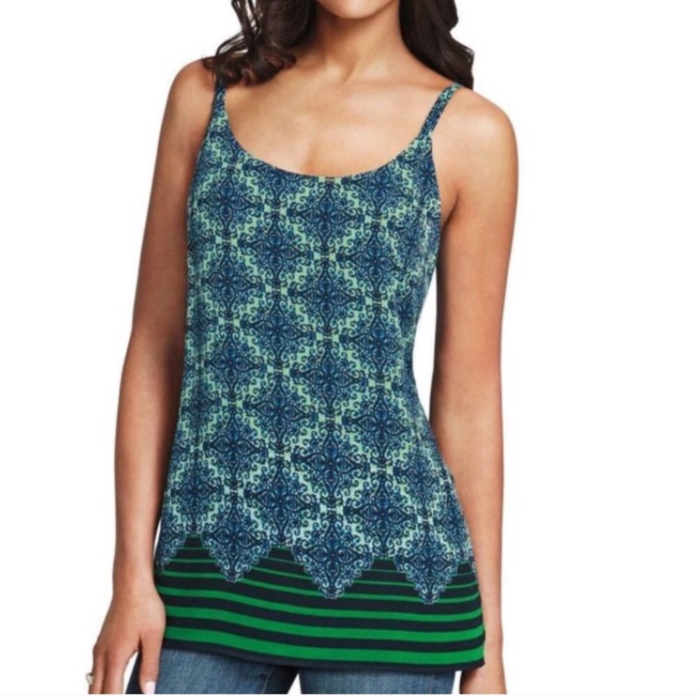 CAbi #107 Moroccan Print Top